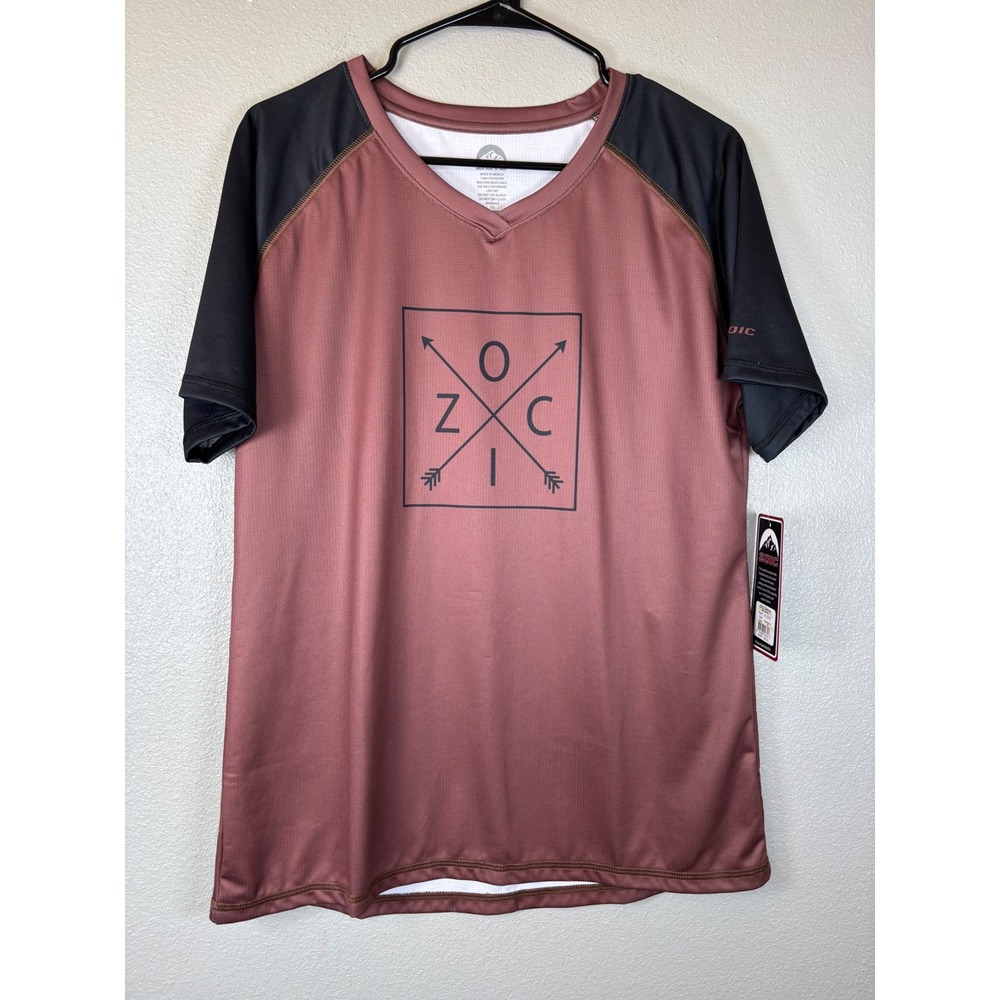 Zoic Zaia Mountain Bike Jersey Rosewood Brown Black XL New Womens MTB